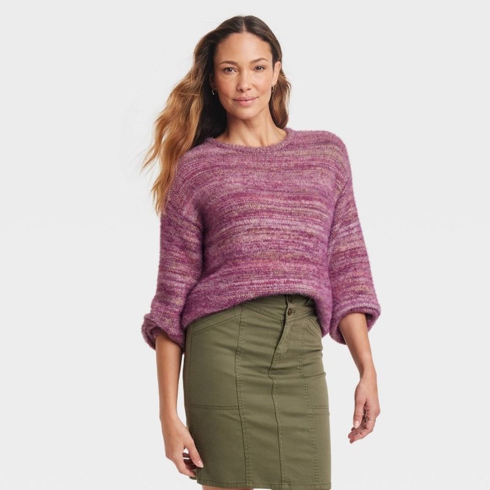 Women’s Space Dyed Crewneck Sweater